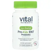 Vital Nutrients, Hyperbiotics®, Pro-Kids® ENT Probiotic, Strawberry Vanilla, 45 Vegan Chewable