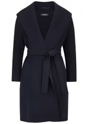 S Max Mara Messi Wool Jacket - Navy - 14 14