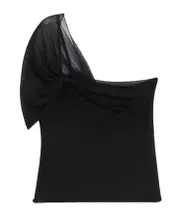 Viscose mesh top S,XS,L,M black