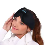 Bluetooth Sleep Mask Wireless Headphone Blackout Eye Mask-Black