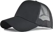 [FREEBIRD99] Half Mesh Trucker Hat Adjustable Snapback Baseball Cap Headwear