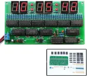 DIY Kit Electronic Clock 6 bit Digital Circuit Clock for Soldering Training
