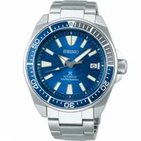 在飛比找PChome24h購物優惠-SEIKO PROSPEX 藍鯊潛水機械錶 4R35-03G