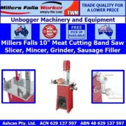 Millers Falls 550w Meat Cutting Bandsaw Slicer Mincer Sausage Maker