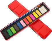 Generic 12 Box Watercolor Kit Portable Watercolors Van Palette Pen Liquid Paint Tin Trinket Washable Solid Watercolor Watercolour Watercolor Supplies