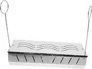 Garneck Smoke Boxes Top Meat Smoking Box Stainless Steel Wood Chip Smoke Boxes Grilling Accessories Add Flavor On Gas Grill Or Charcoal Grills