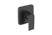 Hansgrohe Vernis Shape Single Lever Shower Mixer in Matt Black With Concealed Installation Set (71658670)
