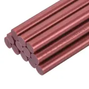 Mini Hot Glue Sticks for Glue Gun 0.43-inch x 4-inch Burgundy Red 12pcs
