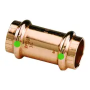 Viega ProPress 1/2" Copper Coupling w/Stop - Double Press Connection - Smart Con