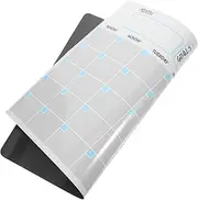 jojofuny Magnetic Fridge Calendar Whiteboard Reusable Stain Resistant Planner for Schedule Note Taking Dry Erase Surface for Family Reminders Organization