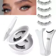 Magnetic Eyelashes | Magnetic Eyelashes with Applicator | False Eyelashes Mag...