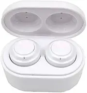 Wireless Bluetooth Headphones A6 TWS in-Ear Headphones Portable Bluetooth 5.0 with Charging Dock (White)