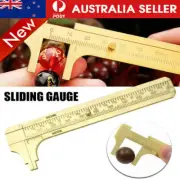Vernier Caliper Mini Brass Scale 80/100mm Sliding Gauge Vernier Caliper Ruler