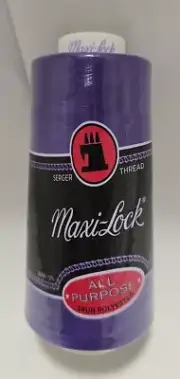Maxi-Lock ~ Serger Thread - Purple 3000 yd All Purpose Spun Polyester NEW!