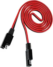 iplusmile 1pc Dual SAE Interfaces Battery Charger Extension Cable for Motorcycle and Snowmobile Safe and Construction Convenient Connection for Heating Kits