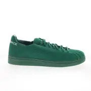 Adidas PW Pharrell Williams Superstar Primeknit Mens Green Sneakers Shoes 8.5