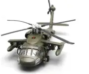 Military Model Army Fighter Aircraft Airplane Kid Toy 29CM 1/72 Scale Helicopter