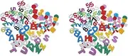 STOBOK 6 Sets Eva Material Large Glitter Letter Stickers Set Stick on Mailbox Bulletin Board