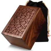 Wooden Cremation Urn box for Human Adult Ashes - Handmade - Tree of Life Urn ...