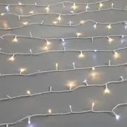 400 WARM WHITE to White Flicker Led Connectable Fairy Lights
