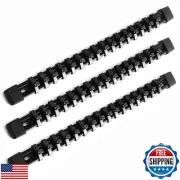Reniteco Black Socket Organizer Drive ABS Tools - Socket Holder, Premium Qual