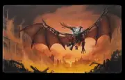 Dragon Shield: Draco Primus Unhinged Playmat - NEW - With Triangular Case