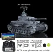 Henglong 7.0 1/16 Scale Upgraded Panzer IV F2 RTR RC FPV Tank 3859 360° Turret