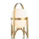 Gold Glass Shade Table Lamp LED Bedside Hotel Decorative Portable Floor lamp