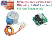 28BYJ-48 12V 4-Phase 5-Wire DC Gear Reduction Stepper Motor ULN2003 Driver Board