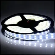 LEDENET 5M Double Row 600LEDs SMD 5050 LED Flexible Strip Lighting DC 12V Cold Cool White Waterproof Outdoor Use