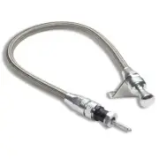 Lokar 1211144 Locking Trans Dipstick TH350/400 Firewall Mt Brite (for: Jaguar)