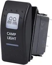 Rock Lights Switch and Camera Switch - with Backing Amber Orange Light Compatible with CAN-AM Maverick Commander Rocker(Rock Lights)