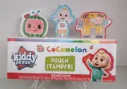 COCOMELON- BRAND NEW Kiddy Dough Set w/ 3 Tubs & 3 Figure Stampers-Ages 3 & up