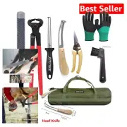 Professional Hoof Trimming Tools Kit: 14-Inch Farrier Essentials for Horses