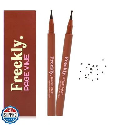 CLLFUU Freckle Pen,Faux Freckle Stamp Waterproof,Fake Face Freckles Stain Mak