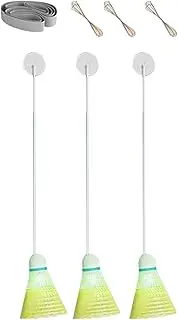 Acunny Badminton Rebound Trainer - Portable Device for Badminton Rebound Training, Badminton Self-Learning Device Set for Adults and Children