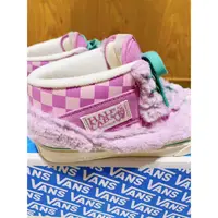 在飛比找蝦皮購物優惠-9成新 原鞋盒VANS HALF CAB 方格旗絨毛專業滑板