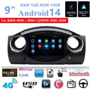 9'' Car Stereo Radio GPS Navigation WIFI 4G For BMW Mini / Mini Cooper 2000-2008