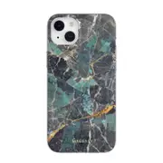 Mageasy Marble Case iPhone 14 Pro Max - Emerald Blue