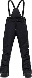 [RICHOLV] Ski Pants Women and Men Suspenders Outdoor Sports Windproof Waterproof Warm Winter S Snow Snowboard Trousers