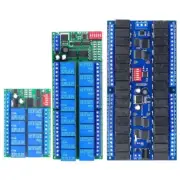 RS485 Relays Switches 32/16/8 Channel DC12V Compatibles for Modbus RTU
