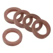 Key Caps Covers Rings, 10 Pack 0.9" Keys Identifiers Covers Coding Tags, Brown