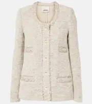 [Isabel Marant] Isabel Marant Germina tweed jacket AU 12 white