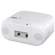 TOSHIBA TY-CDM2(W) CD radio cassette recorder
