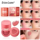 Air Cushion Blush Cosmetics Makeup Love Blusher Liquid Powder Blusher &