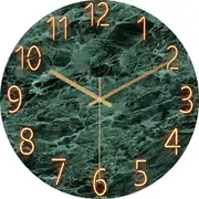 12 Inch Fashion Glass Quartz Clock Home Living Quiet Silent Simple Clock 01 COLOR