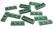 Lego - Lot of 12 - Sand Green, Plate 1 x 3