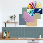 [Namly Design] Tiles Sticker - Solid Colour / Choose your own colour / 24pcs