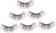 LALADEFIEE Fluffy Wispy Eyelashes Extensions Set Pairs Natural False Eyelashes for Women Makeup Enhancement for Events