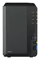 Synology DS223 2Bay 8TB NAS met 2x 4TB HAT3300-4T HDD (DS223-24SYN)